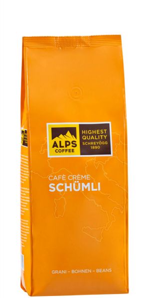 Schreyögg Alps Coffee Kaffee Creme Schümli | 500g Bohne | Vollautomaten