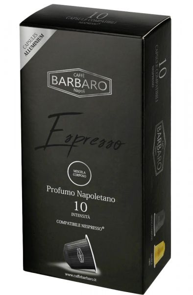 Barbaro Nespresso®*-kompatible Kapseln Corposo