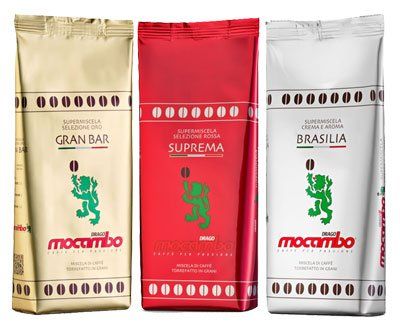 Mocambo coffee Espresso - 3 varieties in set