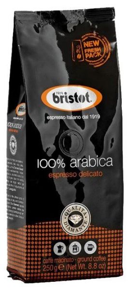 Bristot ground 100% Arabica Espresso Coffee