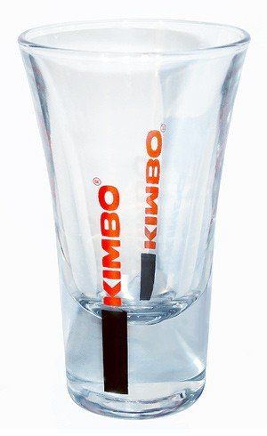 Kimbo coffee Espresso glass