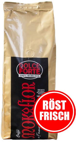 Mokaflor Dolce Forte Kaffee Espresso 100% Robusta