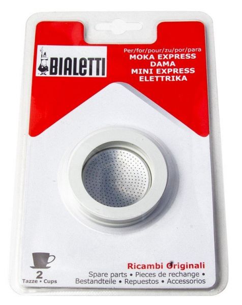 Bialetti - Gaskets and Filters, 2 Cups