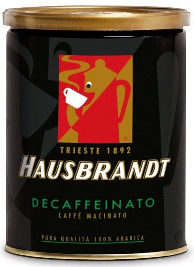 Hausbrandt Coffee decaffeinated 250g ground