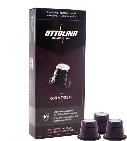 Ottolina Nespresso®* Compatible Capsules Grintoso