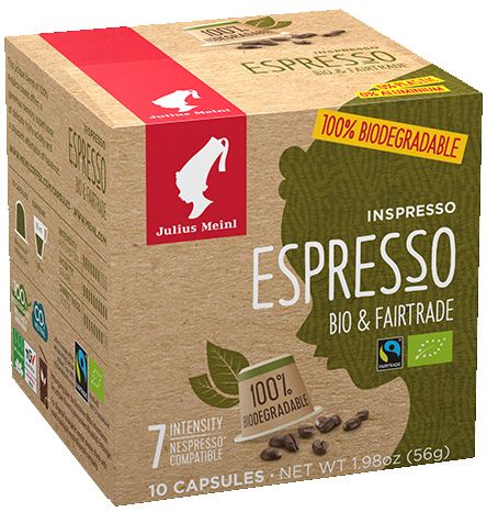 Julius Meinl kompostierbare Kapseln bio Fairtrade Espresso